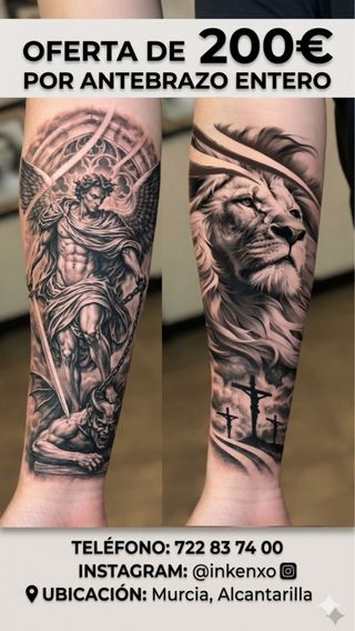 Tatuaje Antebrazo Entero - Oferta 200€