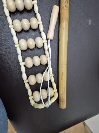Cinturón masaje y bambú