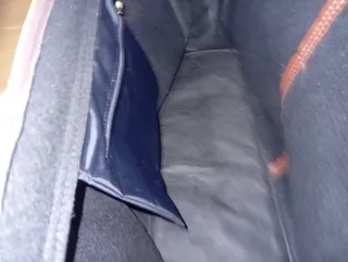 Juego de maletas de cuero marrón