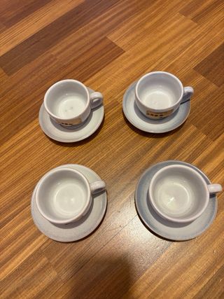 Set 4 Tazzine Ceramica Rustiche Artigianali