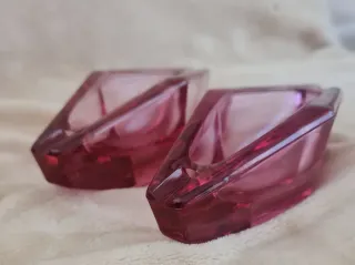 Val Saint Lambert Rosa Neodimio Cristal