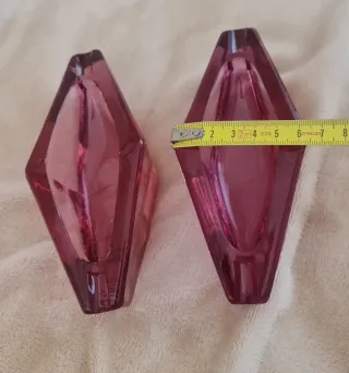 Val Saint Lambert Rosa Neodimio Cristal