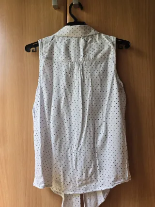 Camisa sin mangas Inside lunares Talla S. 2,20 EUR