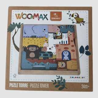 WOOMAX Zookabee Torre de Madeira Animais