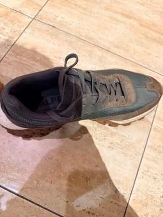 Zapatillas Scalpers Marrón y Verde sin caja