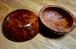 Caja artesanal de madera 14 cm