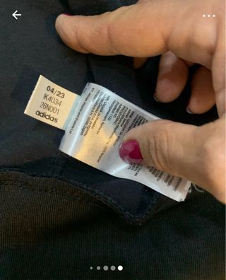 Chaqueta Adidas cremallera negra