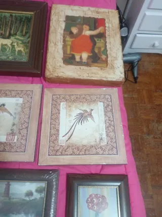 Set di 12 quadri vintage