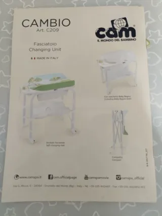 Bañera bebé portátil Cam