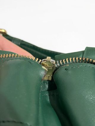 Prada Tessuto Gaufre Nylon Satchel Forest Green