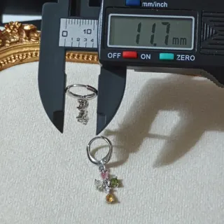 Pendientes Turmalina Natural Multicolor