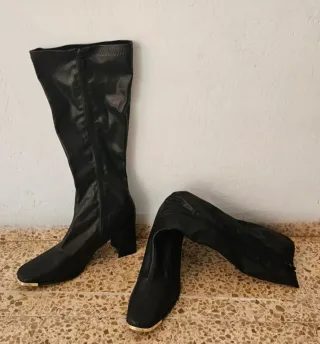 Botas altas negras