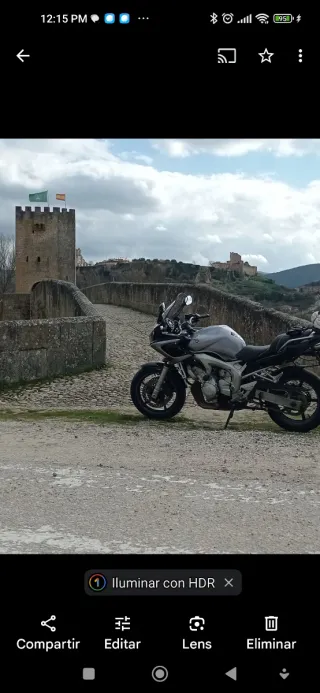 Yamaha Fazer Sportbike Negra/Plateada