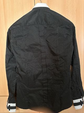 Camisa Xagon Man Estampada Negra y Blanca