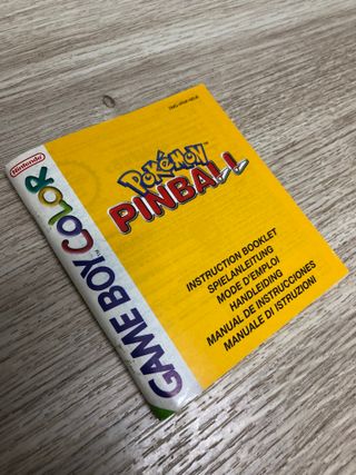 Juego Pokémon Pinball de Game Boy Color GBC