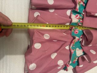 Traje Flamenca Niña Rosa Lunares