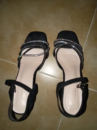 Sandalias MIA Talla 38 Negras