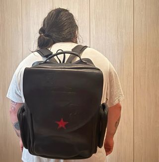 Borsa moto Harley Davidson Pelle Nero