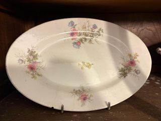 Vajilla porcelana antigua floral