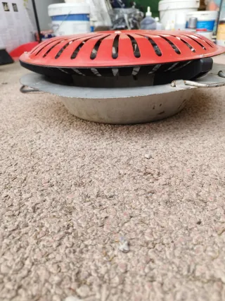 Brasero Eléctrico Rojo