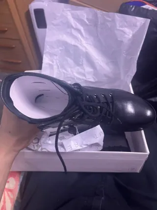 Botines Geox RAWELLE cordones negro