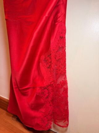 Pijama Lencero Sexy Victoria's Secret Rojo