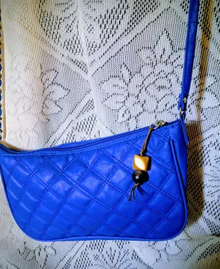 Bolso Blanco Azul