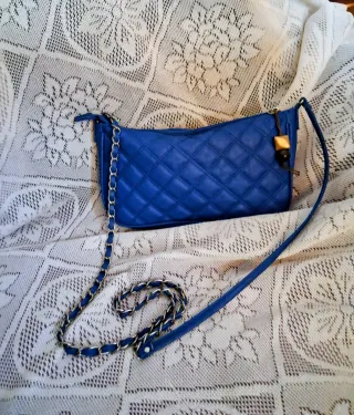 Bolso Blanco Azul