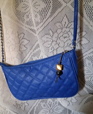 Bolso Blanco Azul