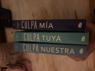 Libros Trilogía Culpa Mía