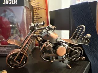 Moto Decorativa Metálica