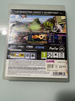 Lote 2 juegos PS3: Plants vs Zombies y GTA V