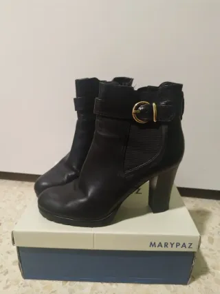 Botines tacón Marypaz negros