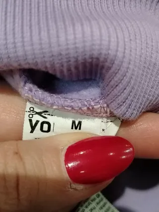 Felpa con stampa smiley, oversize