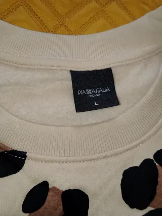Felpa Piazza Italia Beige/Marrone Taglia L