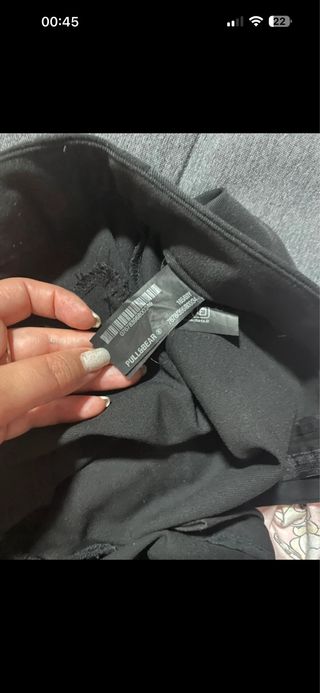 Calças Flare Pull&Bear Pretas Tamanho 34