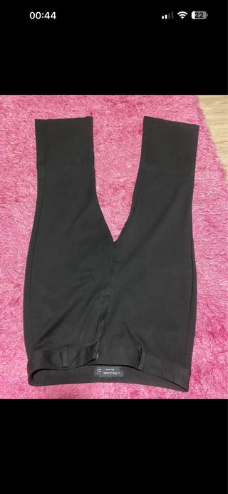 Calças Flare Pull&Bear Pretas Tamanho 34