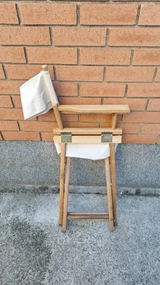 VINAROZ/VALENCIA: Silla director madera y tela