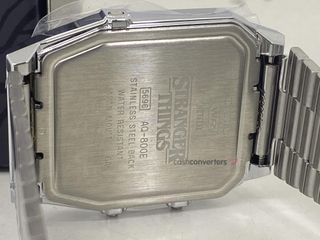 reloj pulsera caballero casio stranger things edition