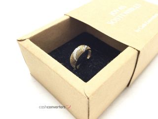 anillo oro 18k con piedra con circonita t. 10 (15,92 mm)