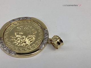 colgante oro 18k con circonita