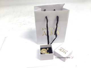 colgante oro 18k con circonita