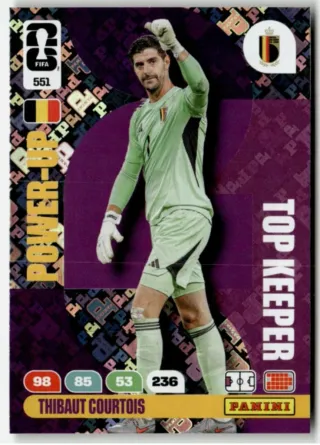 Cromo Panini Top Keeper Courtois 551