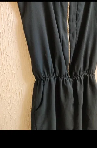 Mono corto azul con cremallera