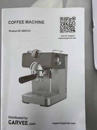 Cafetera Espresso Semi-Automática GARVEE NUEVA