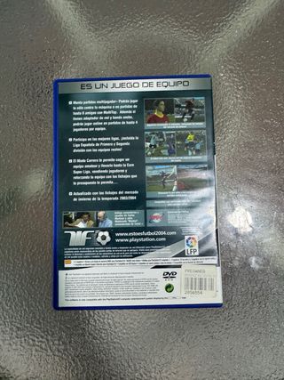 Juego Esto es Fútbol 2004 para PS2