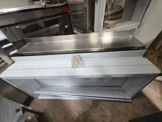 ☑️Mesa Estantería Acero Inox 2000x280x1140