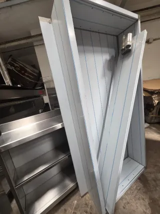 ☑️Mesa Estantería Acero Inox 2000x280x1140