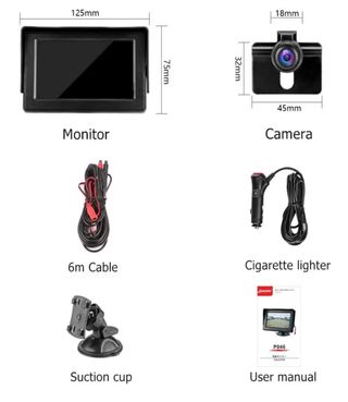 Cámara Marcha Atrás Jansite 4.3 LCD