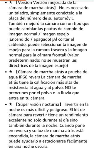 Cámara Marcha Atrás Jansite 4.3 LCD